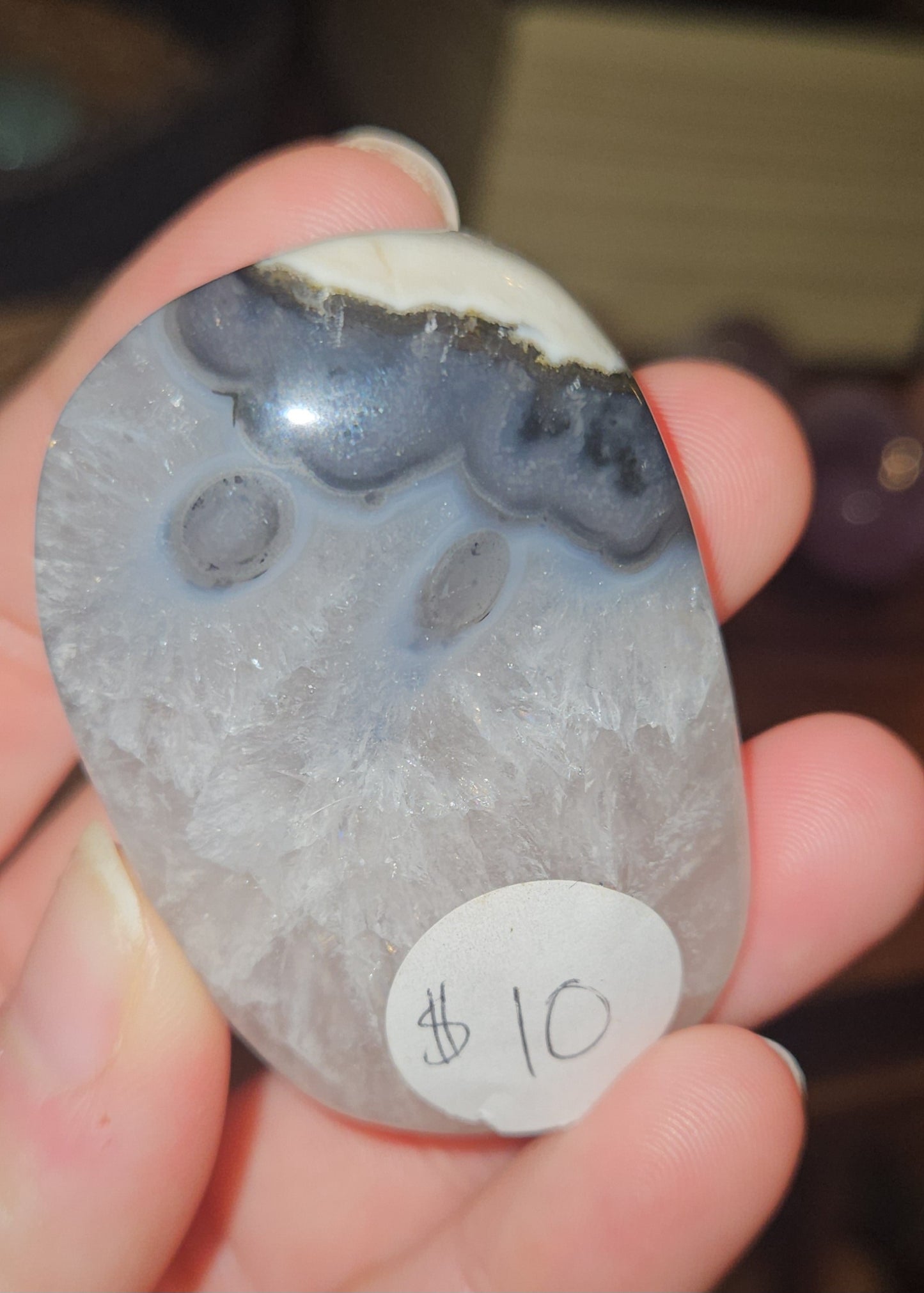 Volcano Agate Palm Stone