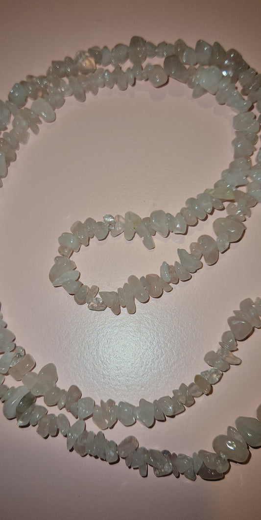 Rose Quartz Chip Necklace