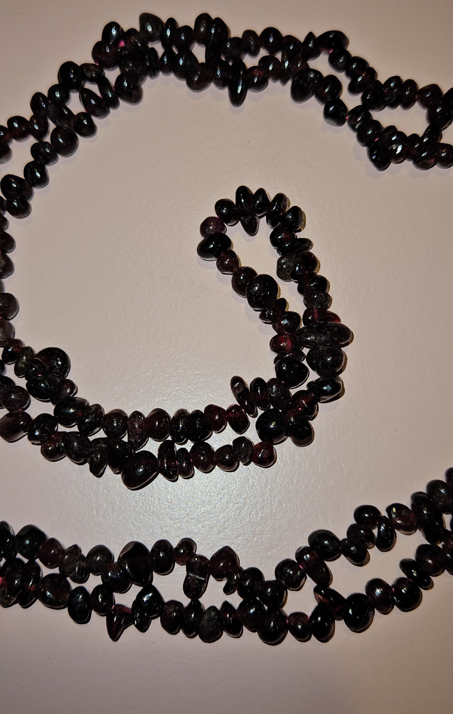 Garnet Chip Necklace