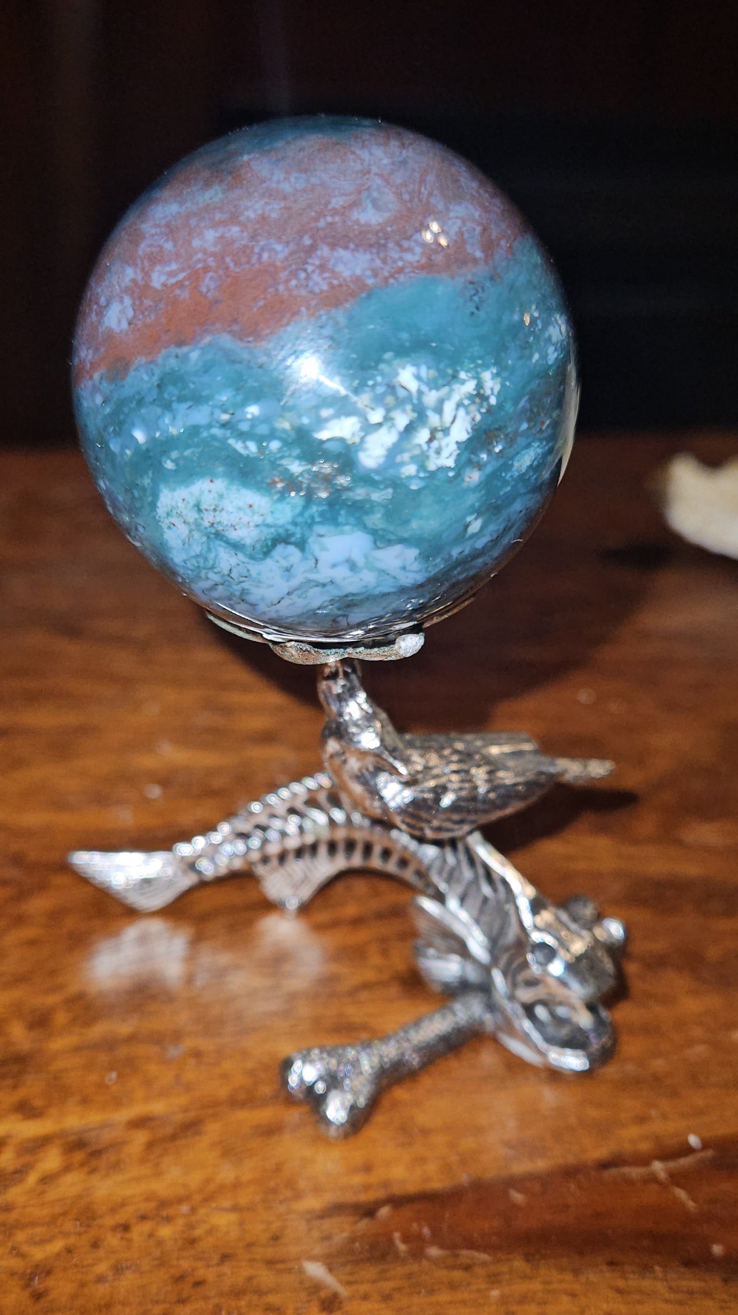 Moss Agate Sphere