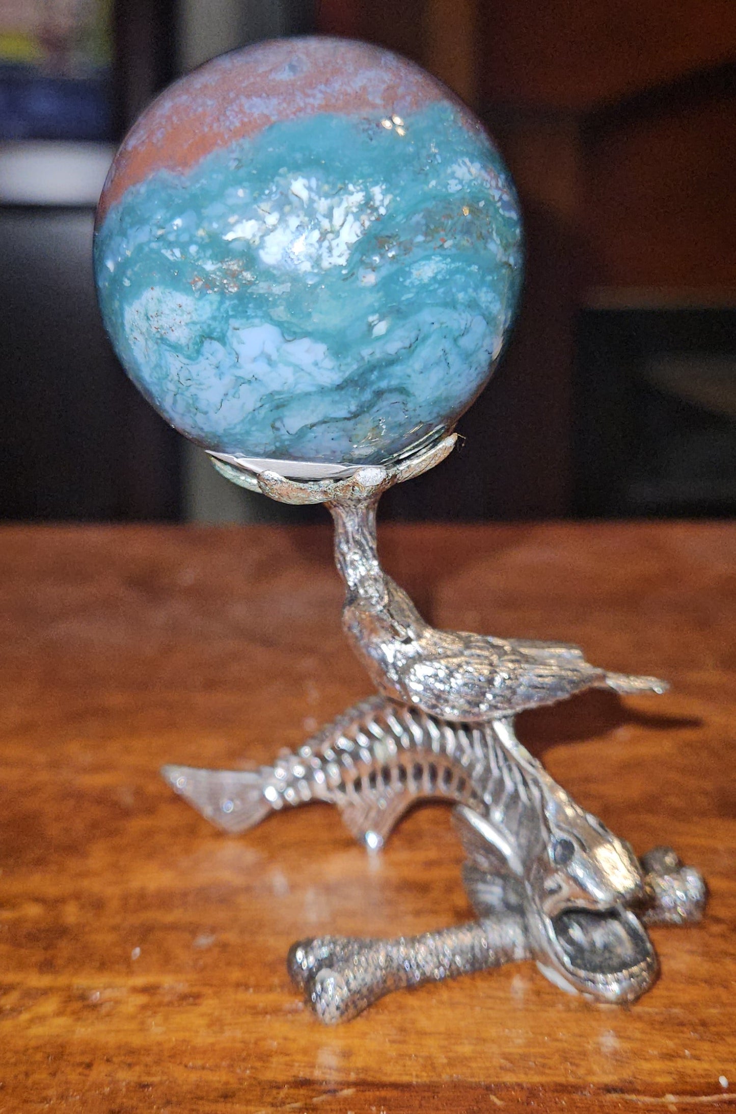 Moss Agate Sphere