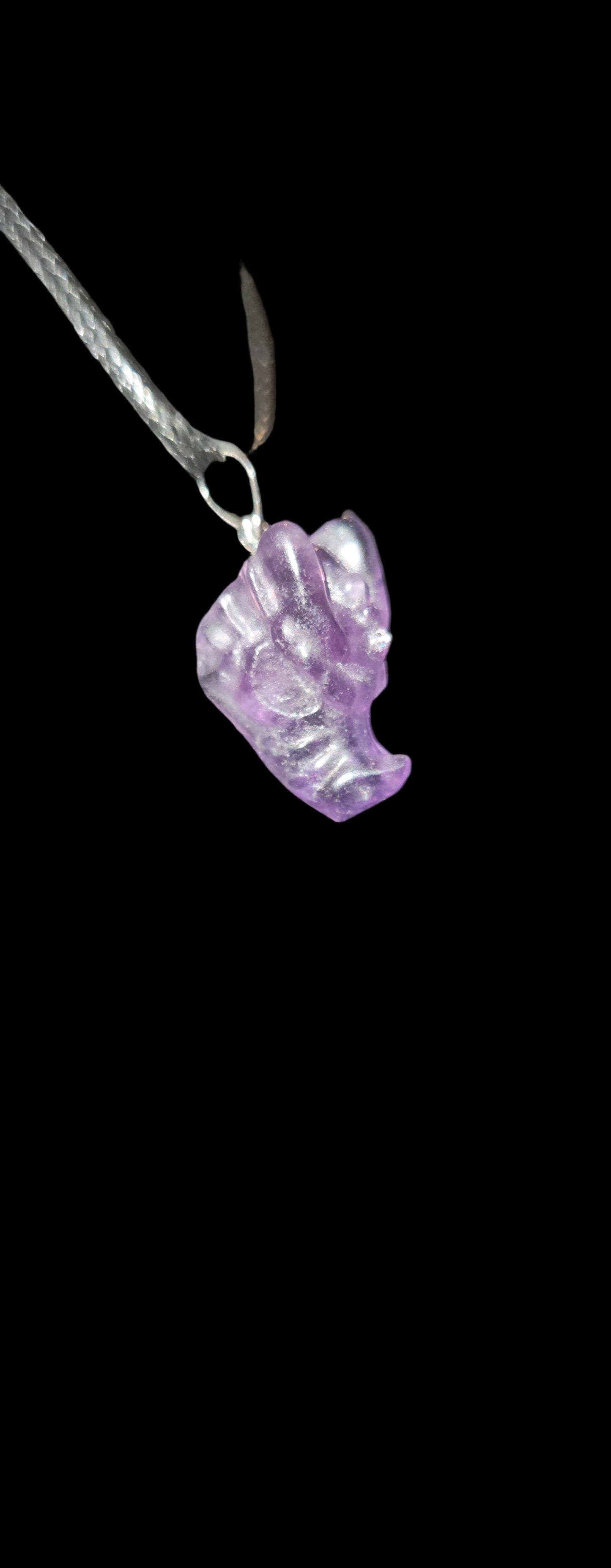 Fluorite Dragon Necklace