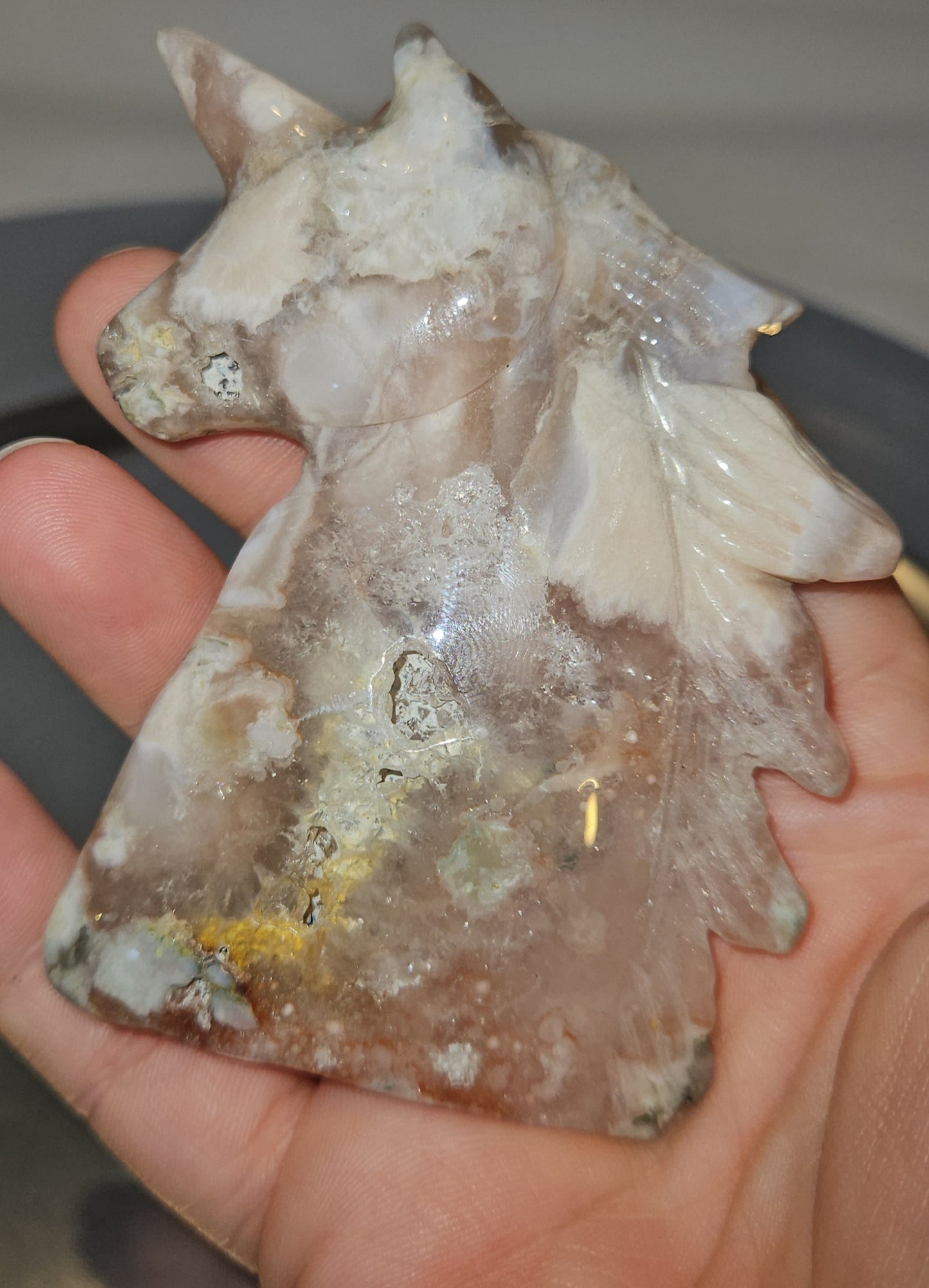 Flower Agate Unicorn