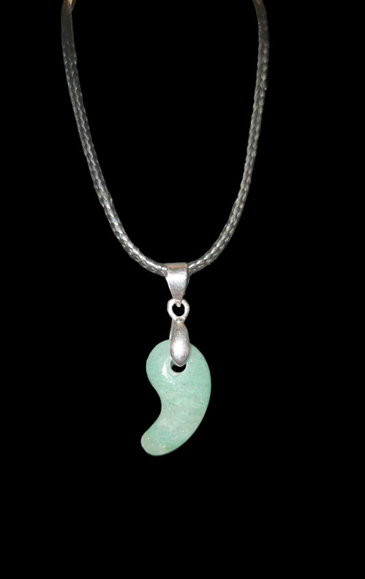 Green Adventurine Chili Pepper Necklace