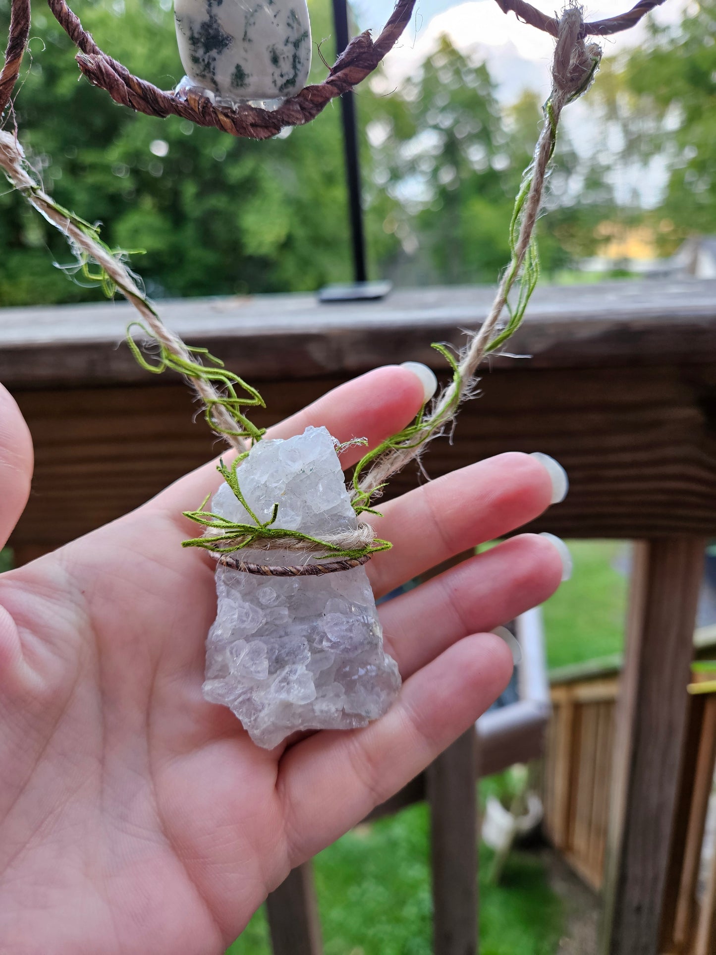 Fae Trap Crystal Infused Wreath