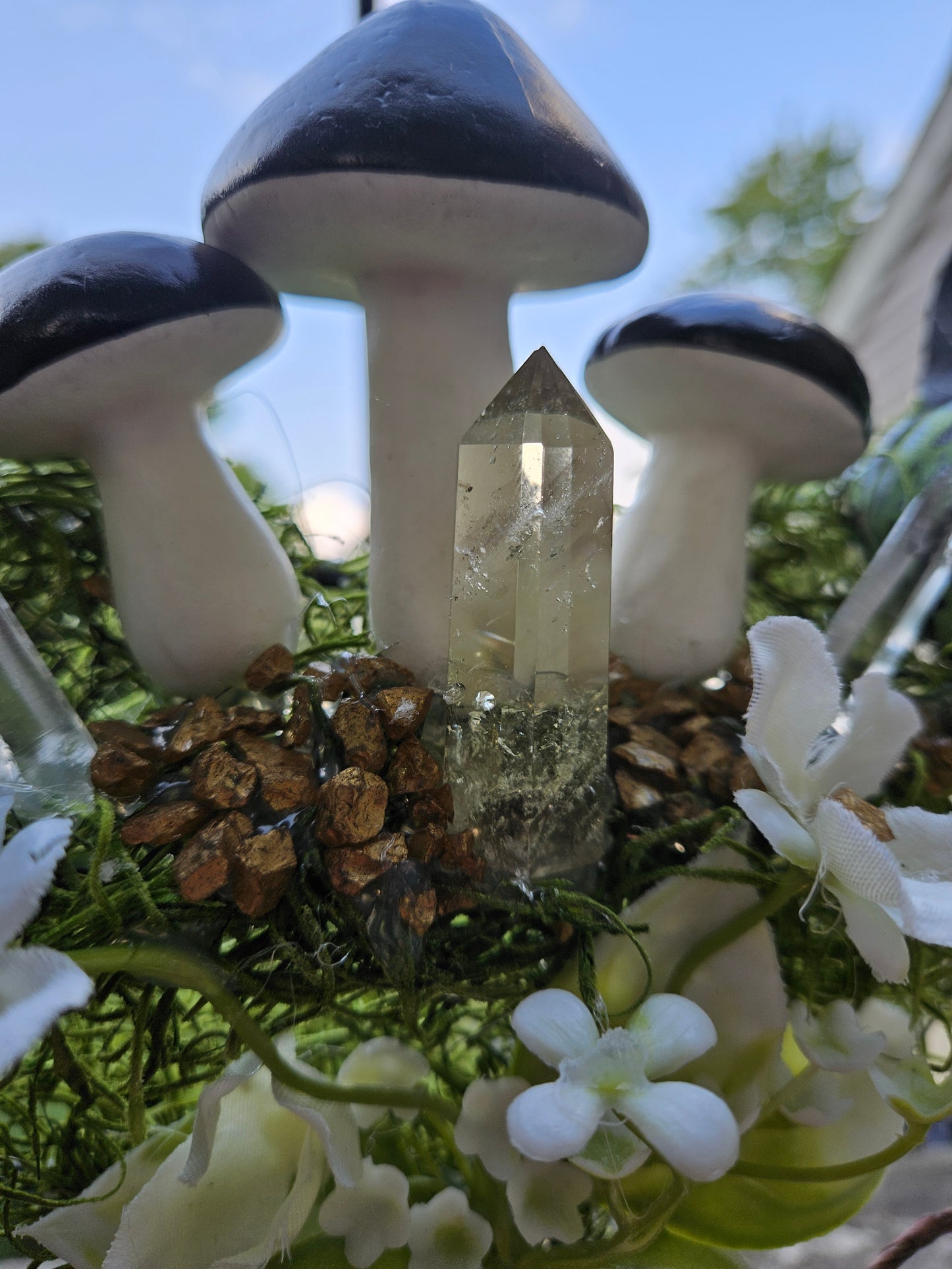 Fae Trap Crystal Infused Wreath