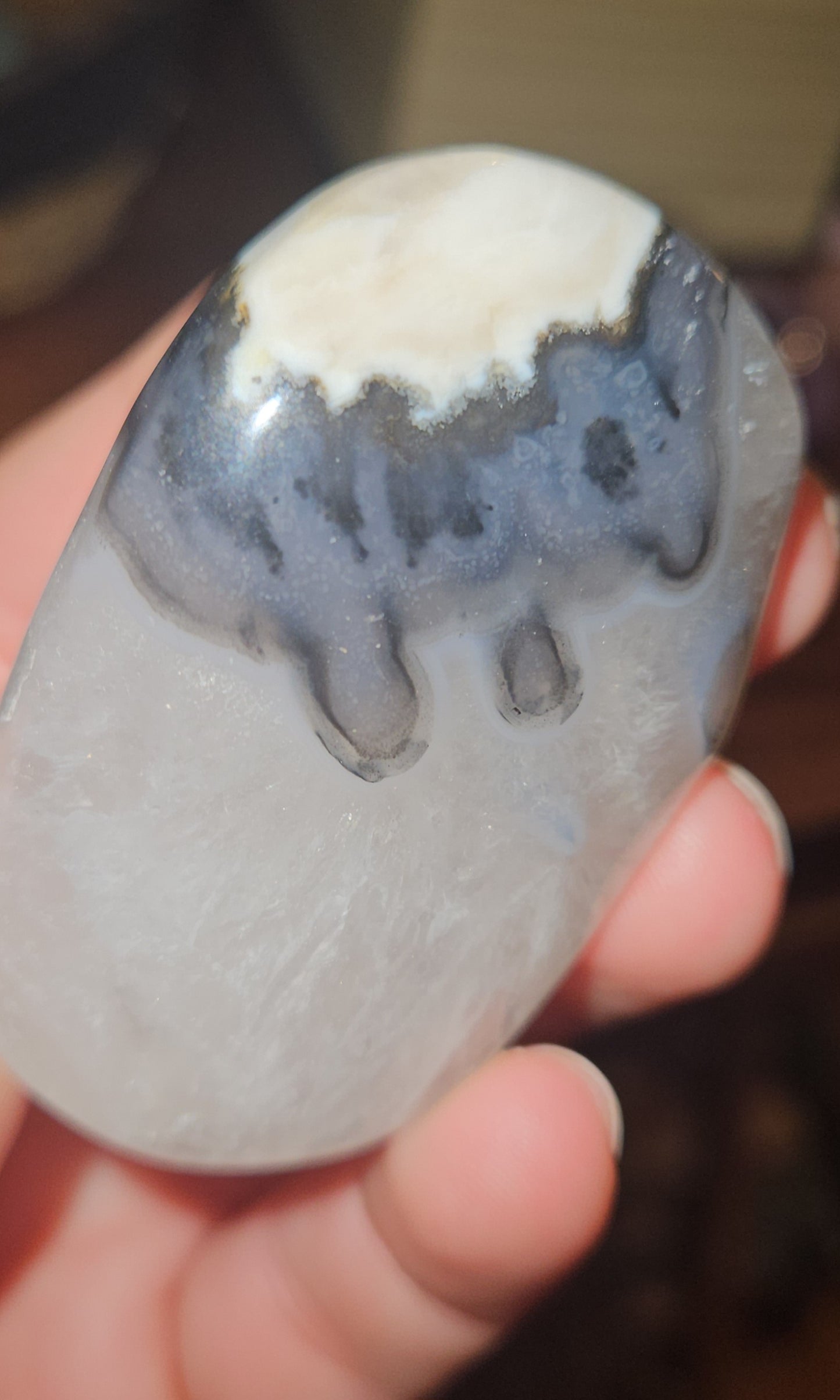 Volcano Agate Palm Stone