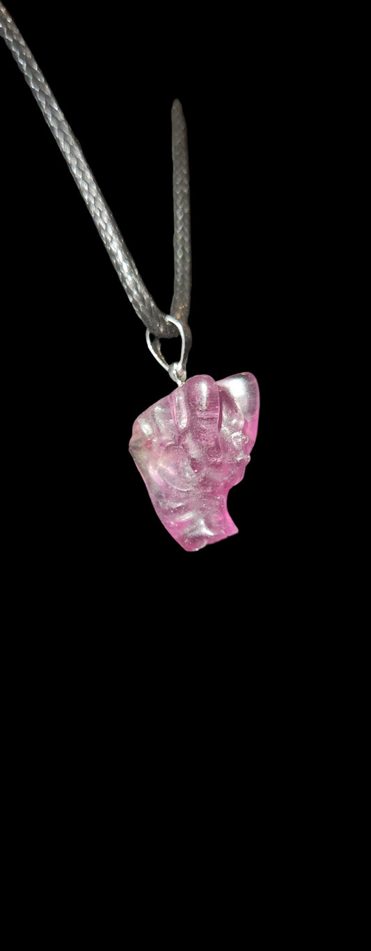 Fluorite Dragon Necklace