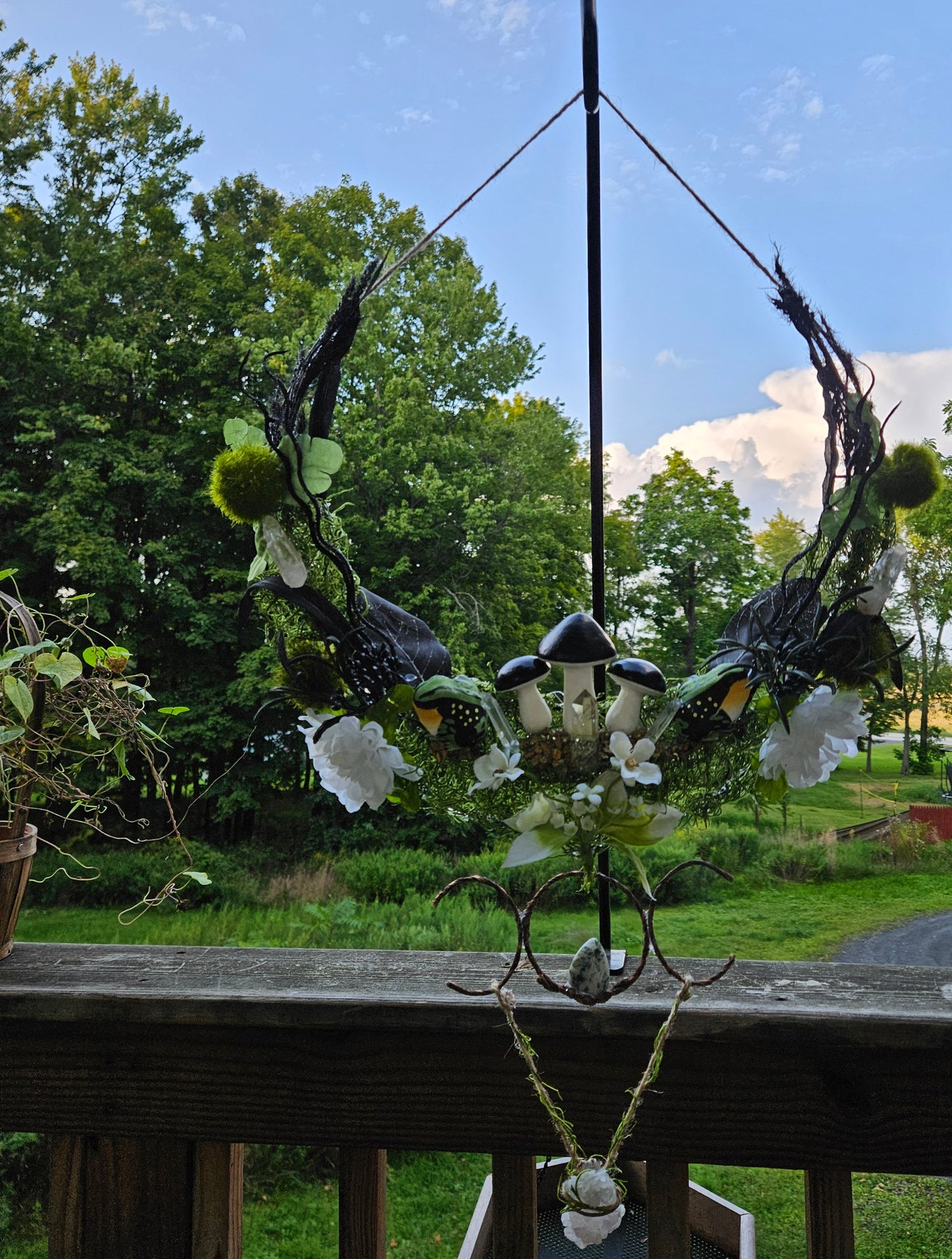 Fae Trap Crystal Infused Wreath
